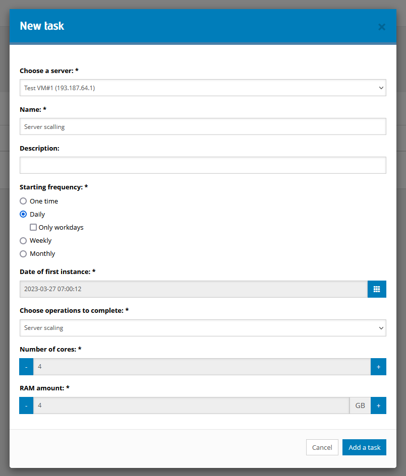 Task scheduler