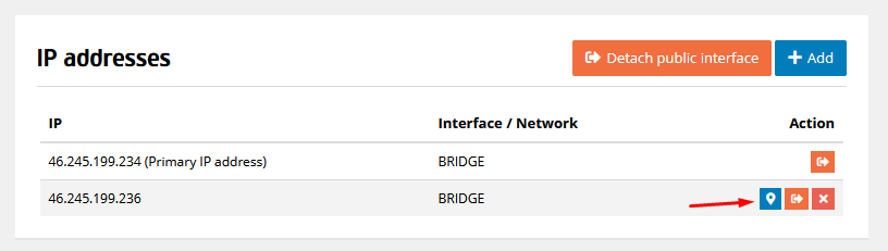 Switching IP Address from One Server to Another